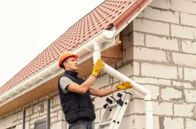 Pose et remplacement de gouttières à Juzes